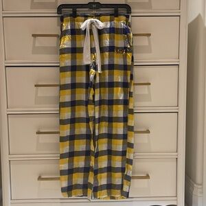 LSU buffalo plaid pajama pants